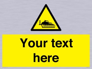 Custom warning grounding cruiser on lock cill